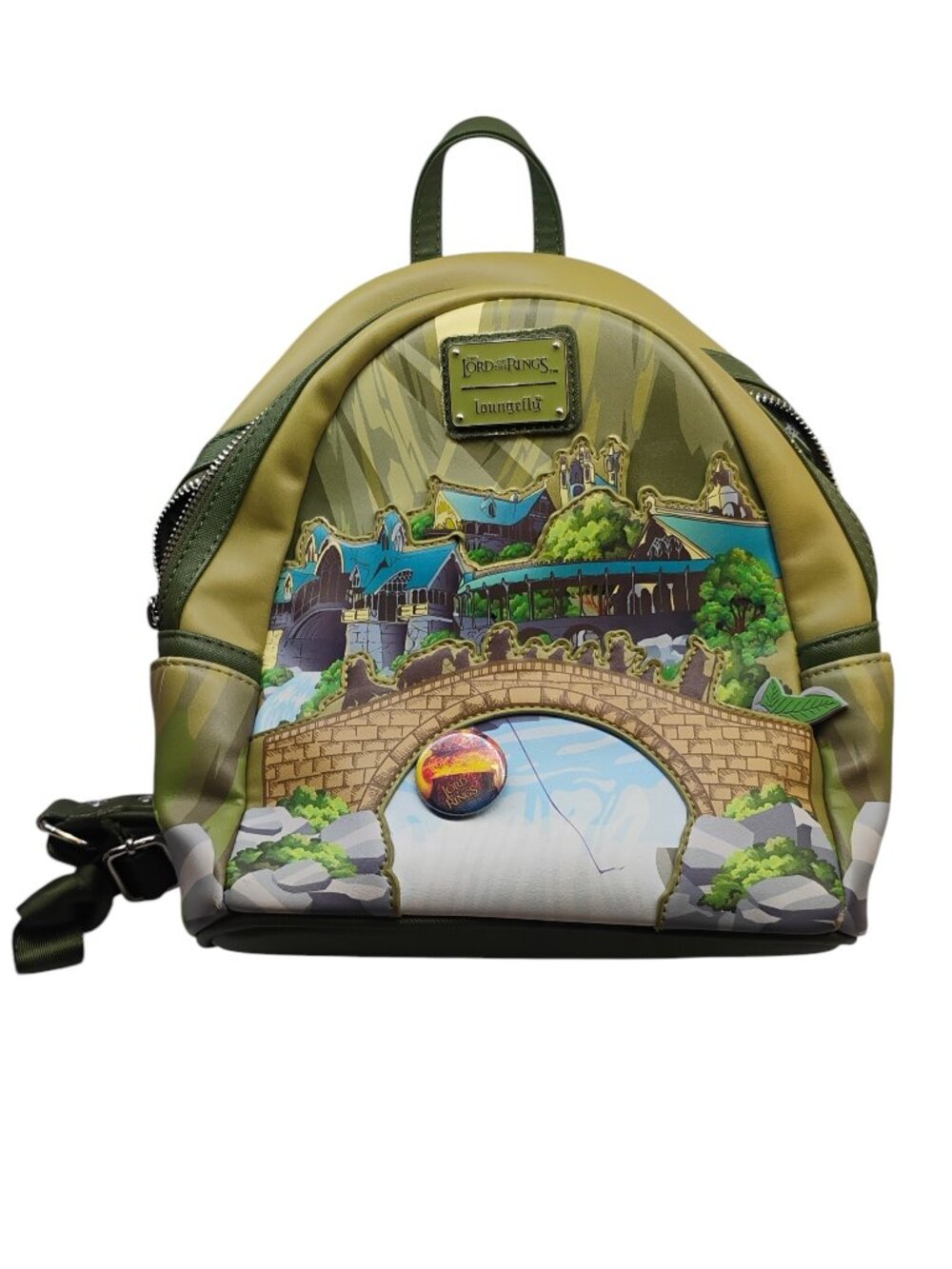 LOUNGEFLY LORD OF THE RINGS RIVENDELL CASTLE MINI BACKPACK Books a million